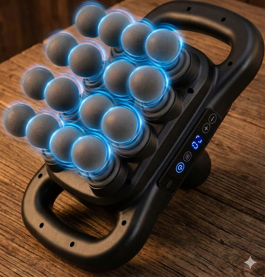 DreamLits 15-Head Deep Tissue Massage Device – Adjustable Intensity Full-Body Relaxation Massager