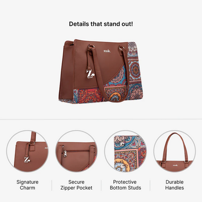 Dreamlits Vegan Leather Office Tote Bag for Women
