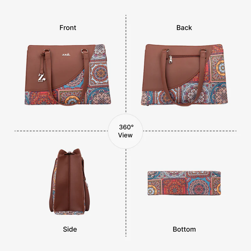 Dreamlits Vegan Leather Office Tote Bag for Women