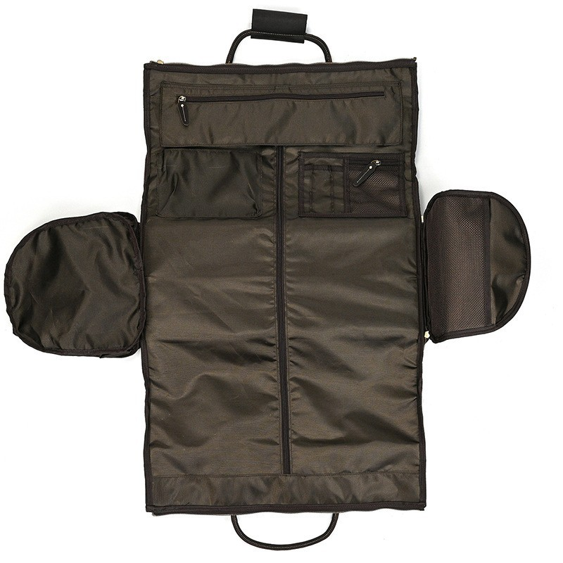 Men's Leather Duffle Bag - Convertible