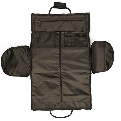 Men's Leather Duffle Bag - Convertible