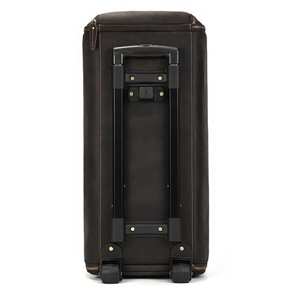 Men's Leather Duffle Bag - Convertible