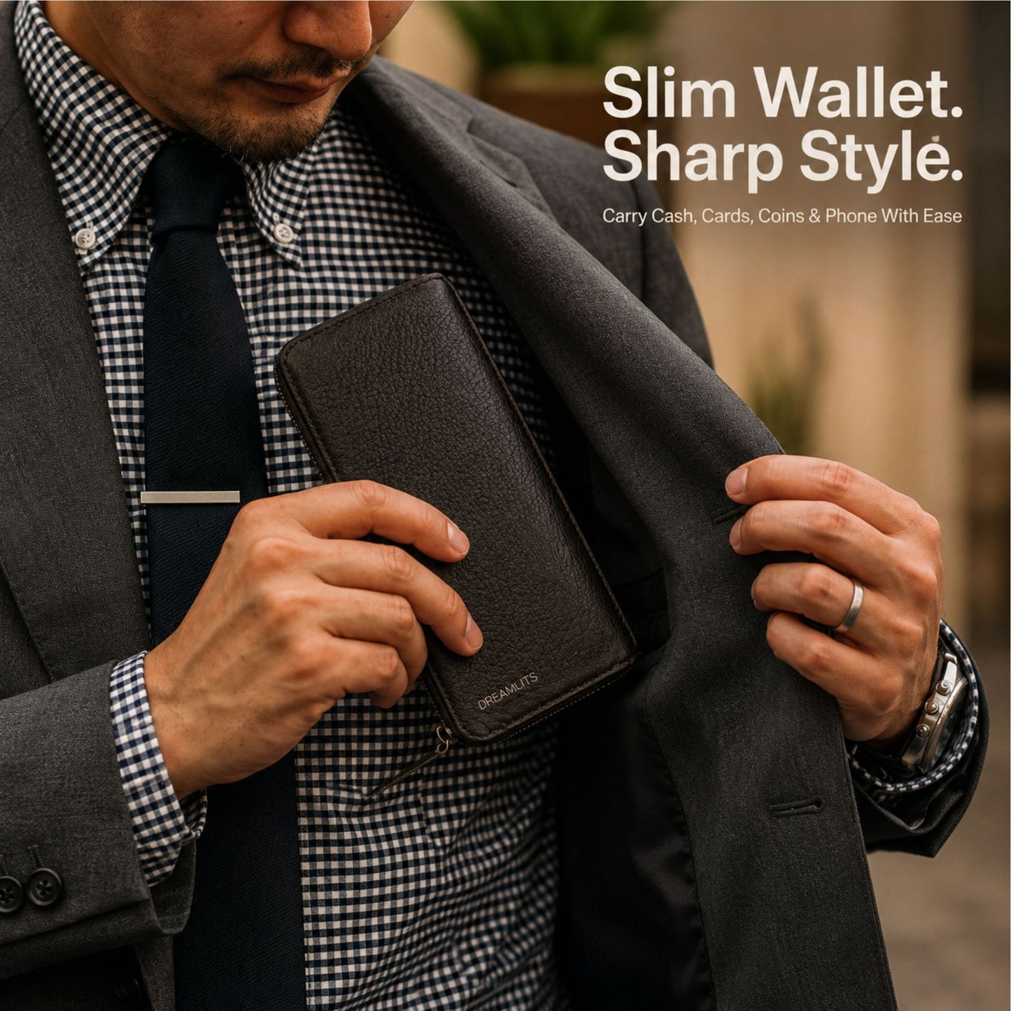 Large Wallet in Genuine Leather